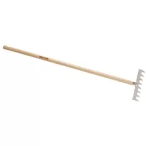 08973 Heritage Junior Stainless Steel Garden Rake - Draper