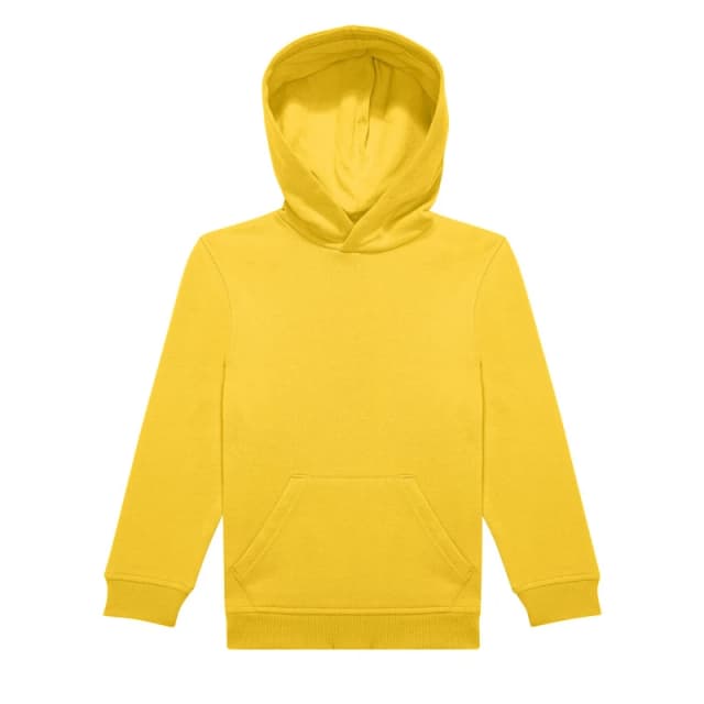 B&C ID.333 Hoodie in Yellow Size: 12-13 Years Yellow Unisex 12-13 Years