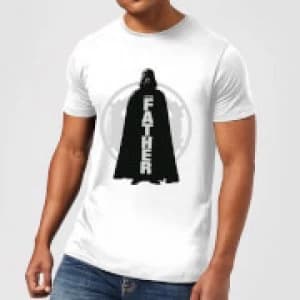 Star Wars Darth Vader Father Imperial Mens T-Shirt - White - 3XL