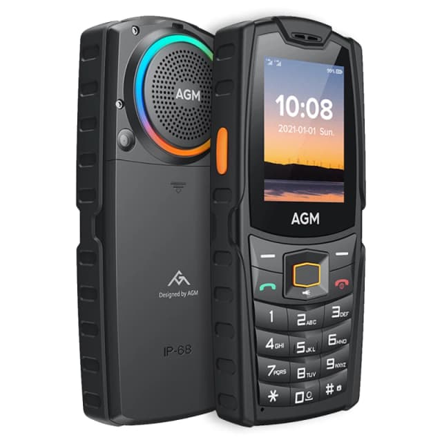 AGM M6 4G Rugged Basic Feature Non-Smart Mobile Phone IP69 Waterproof