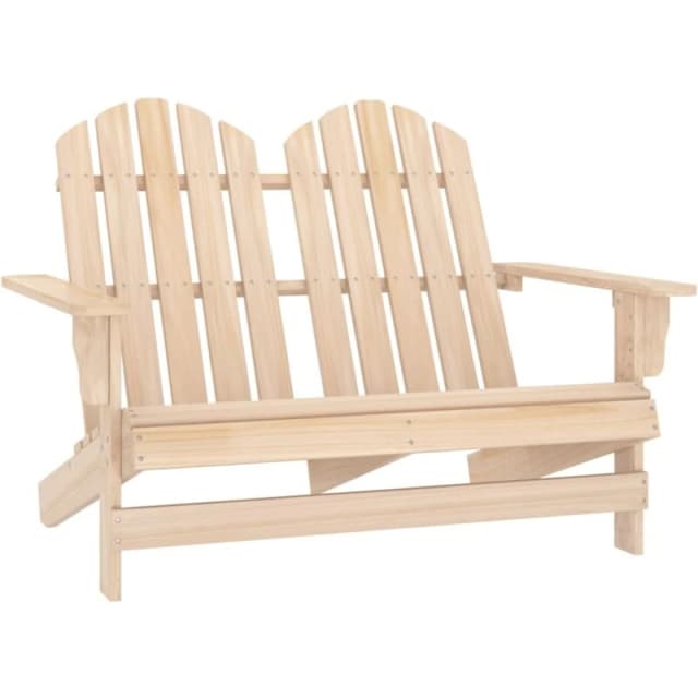 VIDAXL 2-Seater Garden Adirondack Chair Solid Fir Wood Vidaxl 8720286240830