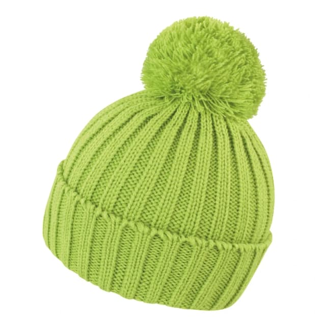 Result Result Men Winter Essentials HDi Quest Knitted Beanie Hat in Lime Lime One Size Male 5054752307967