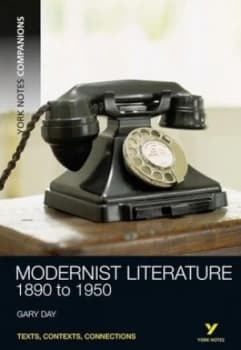 Modernist Literature 1890-1950 by Gary Day Paperback