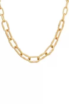 Gold 'Courage' Chunky Chain Necklace