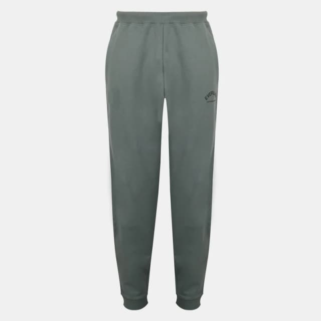 Everlast Mens High Waisted Cotton Fleece Ribbed Cuffs Joggers Khaki male S