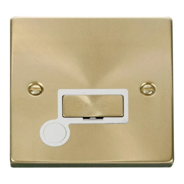 SE Home Satin / Brushed Brass 13A Fused Ingot Connection Unit With Flex Gold unisex