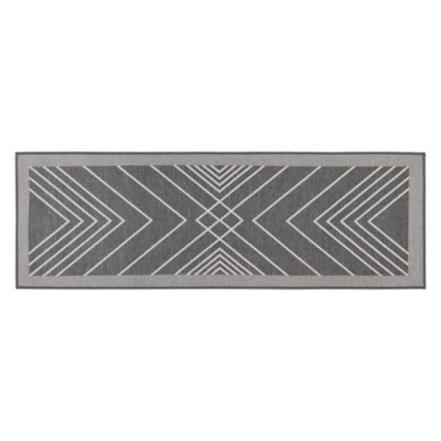 JVL JVL Expression Machine Washable Entrance Runner Runners 50x150cm Grey 72512902000