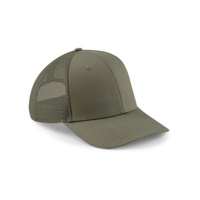 Beechfield Urbanwear Trucker Cap in Dark Olive Dark Olive Unisex One Size