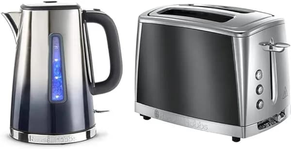 Russell Hobbs Eclipse 25111BU Kettle & 4 Slice Toaster Bundle