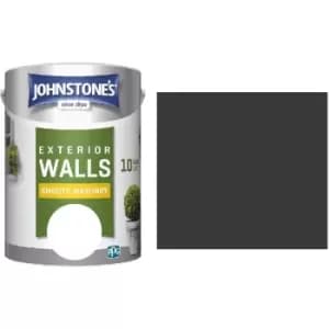 Weatherguard Smooth Masonry Paint - 5 Litre - Black - Black - Johnstones