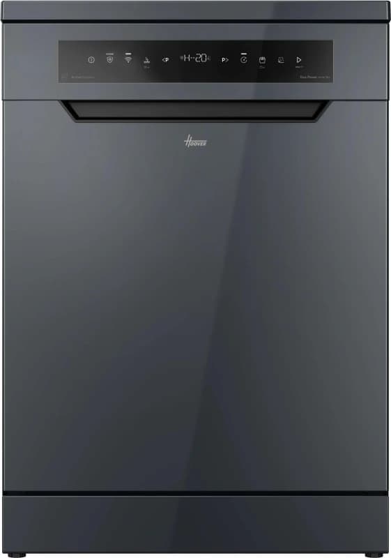 Hoover H-DISH 500 HF 4B7F0A-80 WiFi Connected Full Size Dishwasher - Anthracite - B Rated