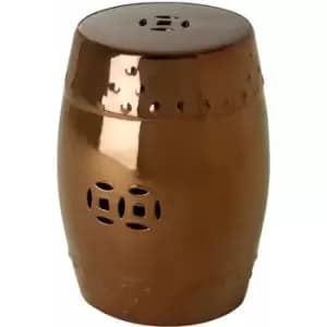 Complements Copper Finish Table / Stool - Premier Housewares