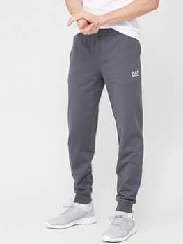 Emporio Armani EA7 Core ID Logo Sweatpants Iron Gate Grey Size M Men