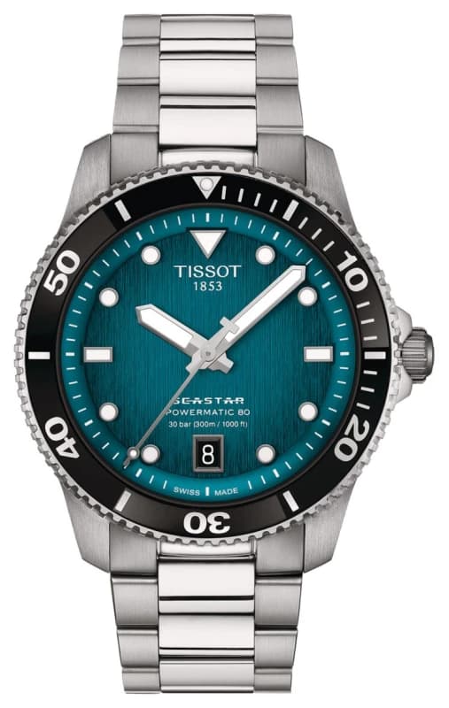 Tissot T1208071109100 Mens Seastar 1000 Powermatic 80 (40mm Watch
