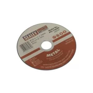 Genuine SEALEY PTC/125CET Cutting Disc Ø125 x 1.2mm 22mm Bore