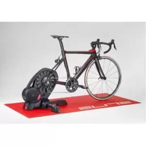Elite Turbo Trainer Floor Mat XL - Red