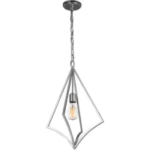02elstead - Suspension de jardin Nico Chrome poli 60,3 Cm