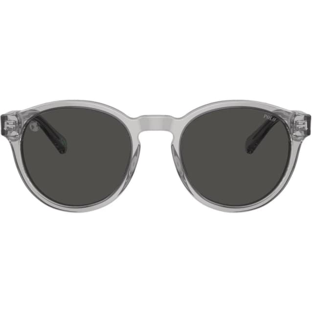 Polo Ralph Lauren Mens Round Sunglasses Transp Grey male One Size