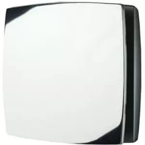 Breeze Chrome Wall Mounted Bathroom Fan with Timer