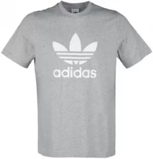 Adidas Trefoil T-Shirt T-Shirt mottled grey