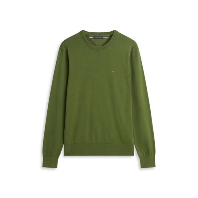 Tommy Hilfiger Crew Neck Jumper Crew Neck Jumpers S Green 55126615350