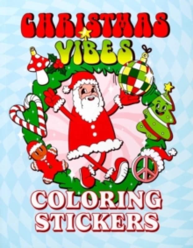 Christmas Vibes Coloring Stickers Paperback / softback