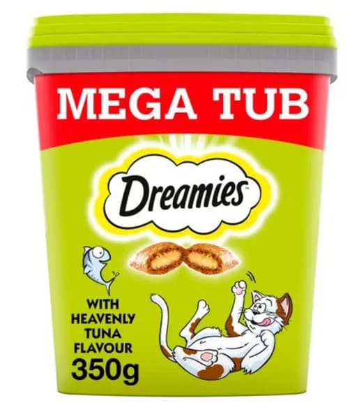 Dreamies Cat Treat Biscuits Tuna Flavour 350g