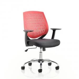 Trexus Dura Task Operator Chair With Arms Red Ref OP000020