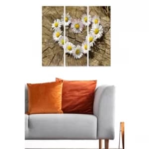 MDF712892 Multicolor Decorative MDF Painting (3 Pieces)