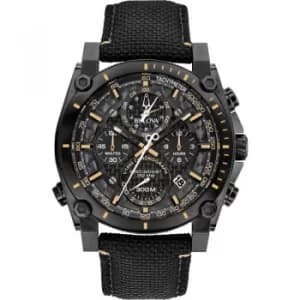 Mens Bulova Quartz Champlain Chronograph Stainless Steel Watch
