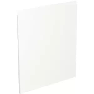 Kitchen Kit Flatpack J-Pull Appliance Door Super Gloss 715x596mm in White Mdf