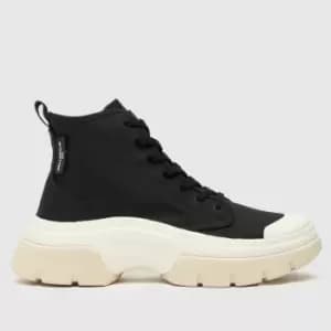 Palladium Black & White Pallawave Trainers