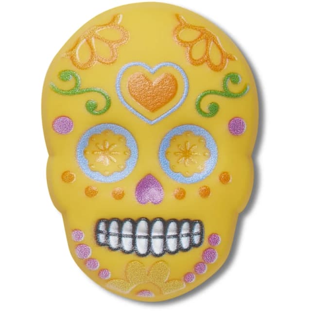 Crocs Jibbitz Crocs Dia De Los Muertos Sugar Skull Jaune Unisex TU