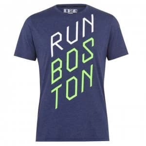 New Balance Short Sleeve Tech T Shirt Mens - Navy