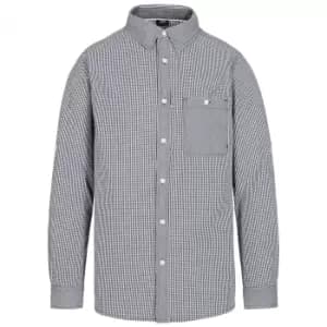 Trespass Mens Yaddlethorpe Cotton Shirt (L) (Black Gingham)