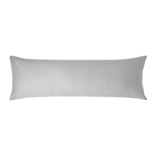 Homescapes Egyptian Cotton Housewife Body Pillowcase 200 TC Silver