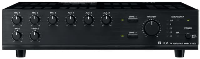 TOA A-1806 audio amplifier Black