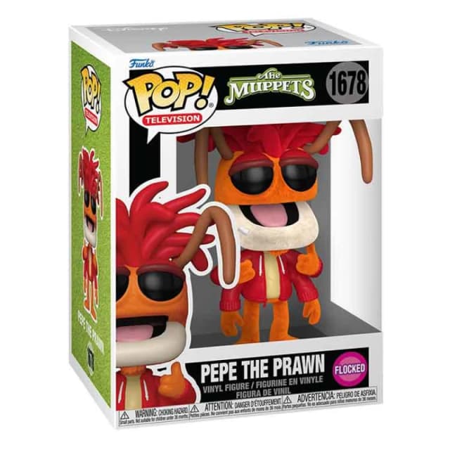 AJ Toys & Books Funko The Muppets POP! Vinyl Figure Pepe the Prawn (Flocked)