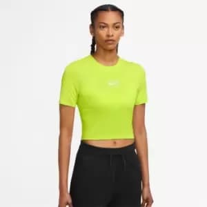 Nike Air Cropped T Shirt Ladies - Green