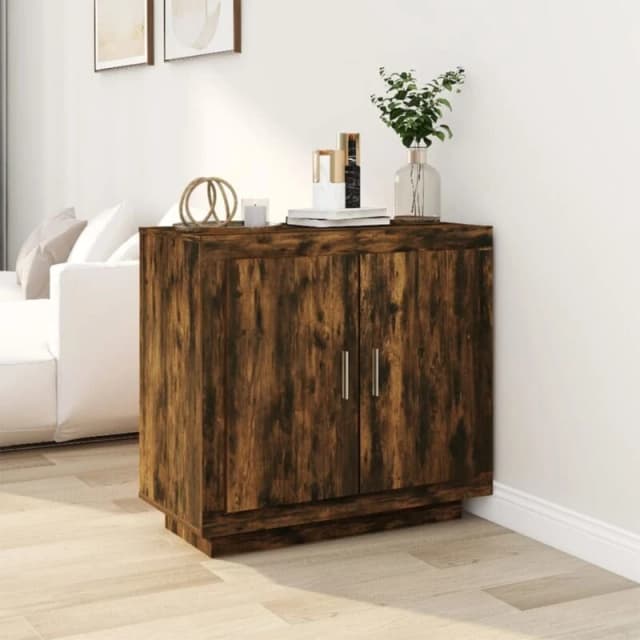 VIDAXL Sideboard Smoked Oak 80x40x75cm Engineered Wood Vidaxl 8720286968581
