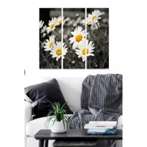 MDF69737 Multicolor Decorative MDF Painting (3 Pieces)