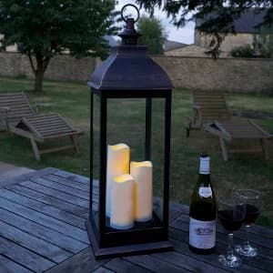 Robert Dyas Copper Effect LED Lantern