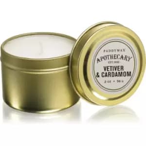 Paddywax Apothecary Vetiver Cardamom Scented Candle Tin 56g