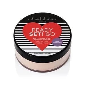 Lottie London Ready Set Go Translucent Powder- Medium Clear