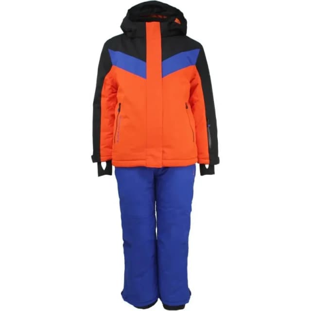 Peak Mountain Ski suit for children Peak Mountain Eflight Orange Male 4 ans EFLIGHT/4-14/UN/O/Orange-BLEU