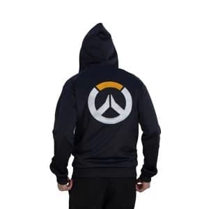 Overwatch - Athletic Tech Mens Medium Hoodie - Black/Blue