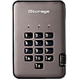 iStorage diskAshur PRO2 1TB External Portable Hard Disk Drive