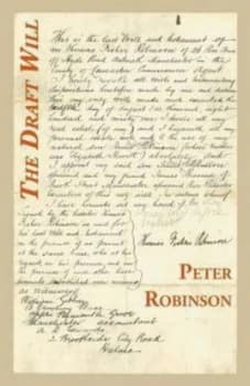 Draft Will by Peter Robinson Paperback