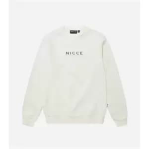 Nicce Centre Logo Sweatshirt - Cream
