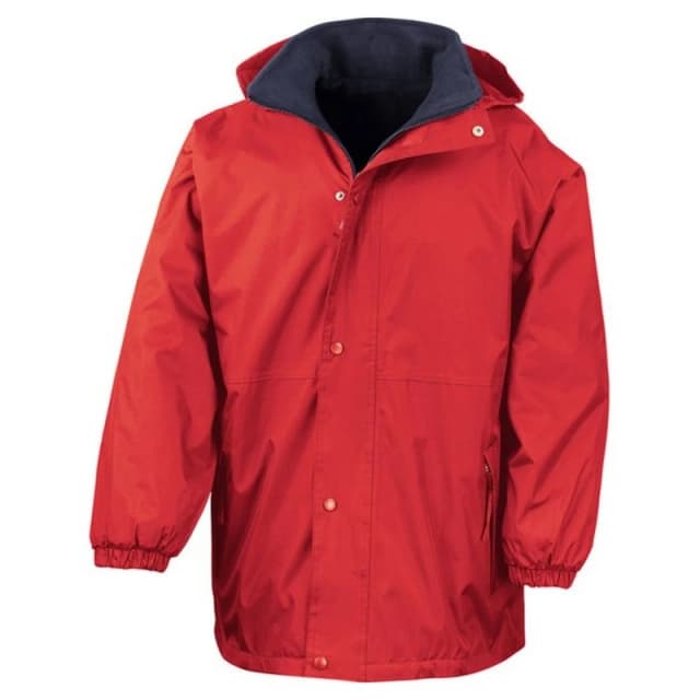 Result Result Men StormDri 4000 Reversible Jacket in Red Size: Small Red S Male 5063527365835